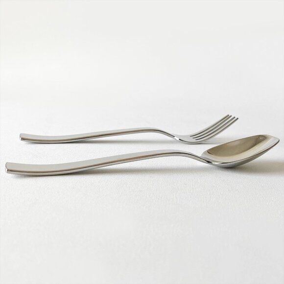 Gourmet Settings GS Cami 15pc Set Glossy Forks Knives Spoons Flatware 5pc x3 - Picture 3 of 7